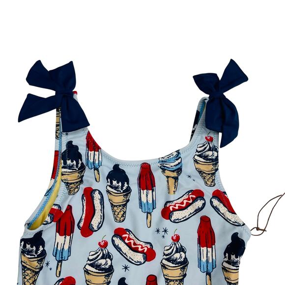 NWT Pink Chicken 3/6M Shelly Suit in Summer Treats - Picture 2 of 4